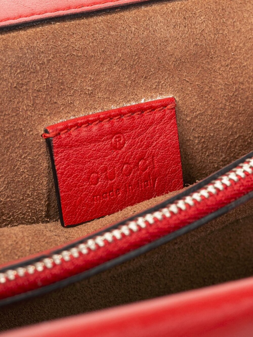 Gucci Dionysus Red Arabesque & GG Supreme Shoulder Bag - Picture 13 of 14